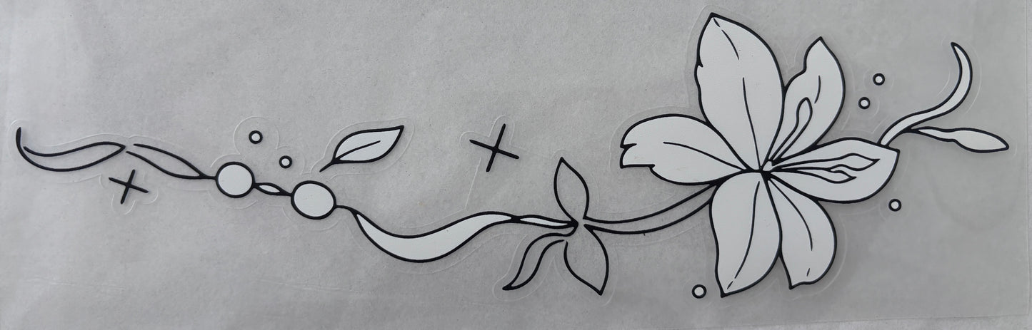 Lilly Flower Sticker