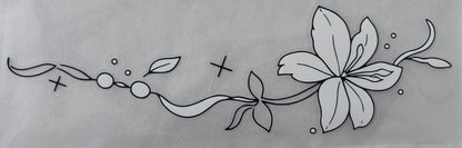 Lilly Flower Sticker