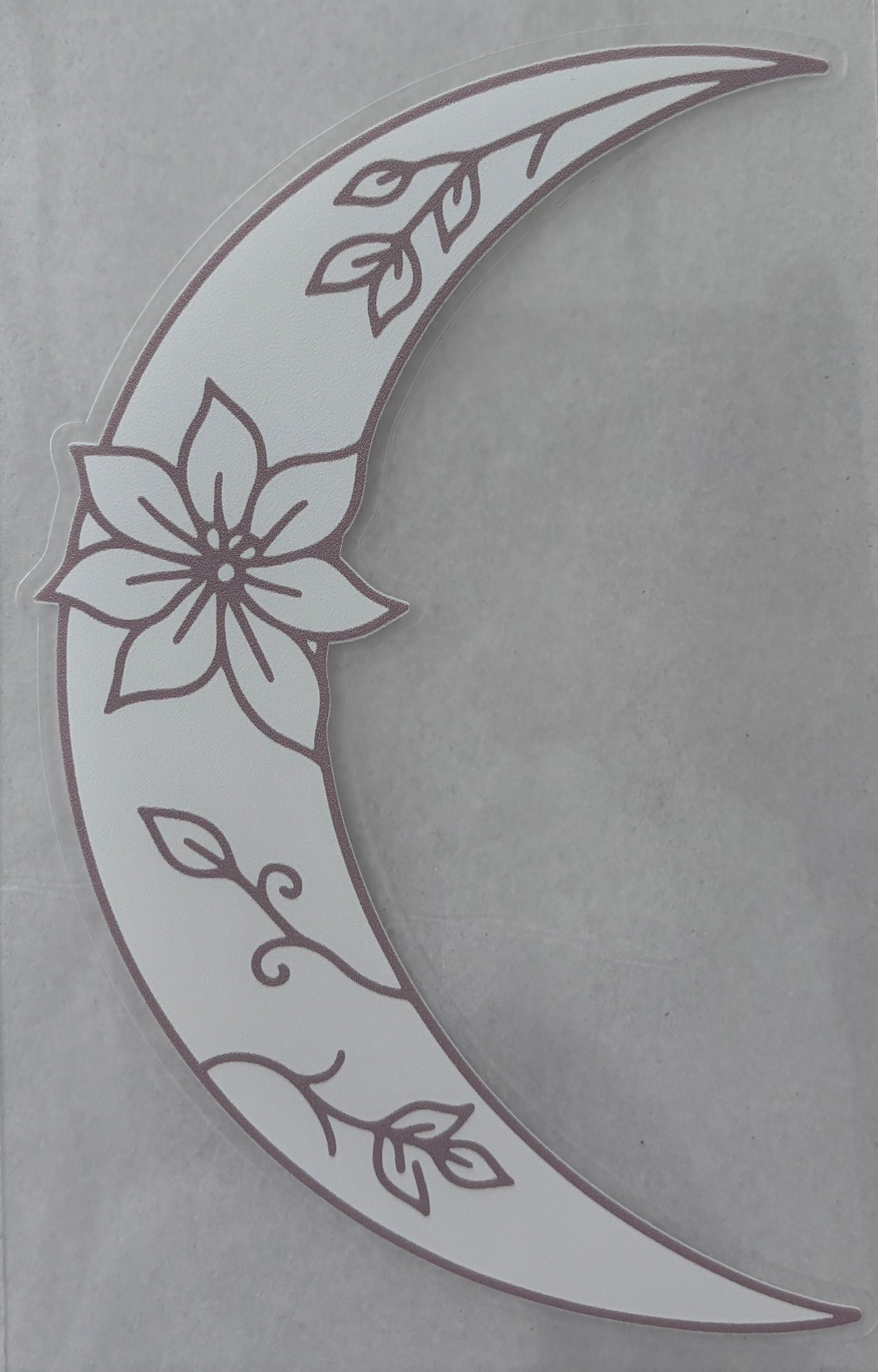 Flower Centerpiece Moon Sticker