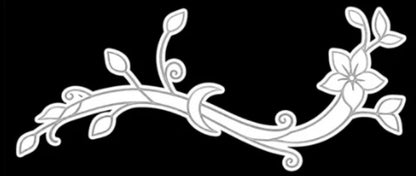Moon Flower Sticker